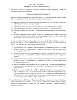 STAT 510 Homework 9 Due Date: 11:00 A.M., Wednesday, March