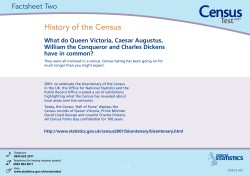 History of the Census - Office for National Statistics