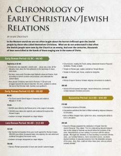 Christian and Jewish Relations Brochure