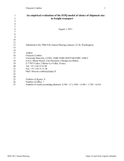 An empirical evaluation of the EOQ model of choice of shipment size