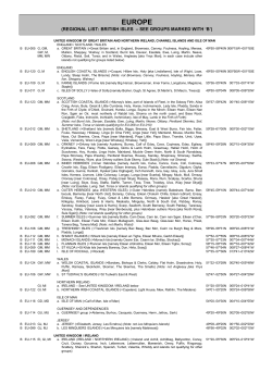 iota directory of islands regional list british isles