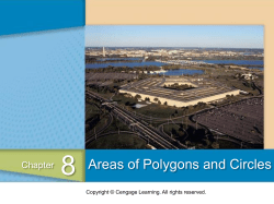 Unit 8.4 Regular Polygons and Areas