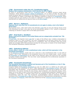 Attachment C &ndash; 14th Amendment Timeline &ndash; Law Day 2017