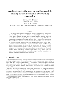 Available potential energy and irreversible mixing in the