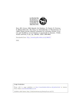 - LSHTM Research Online