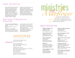 contacts adult ministries Mayflower Presbyterian Preschool other