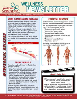 Myofascial release