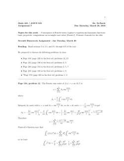 Homework 7 - Penn Math