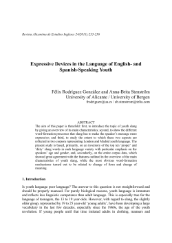 Expressive Devices in the Language of English