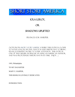 iola leroy, or shadows uplifted