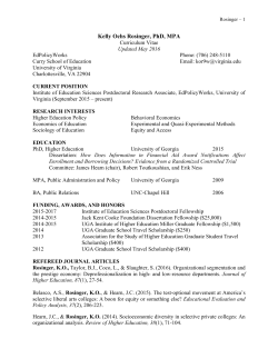 Kelly Ochs Rosinger, PhD, MPA