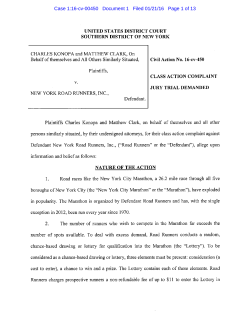 Konopa v. New York Road Runners Club, Inc.