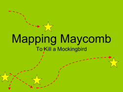Mapping Maycomb
