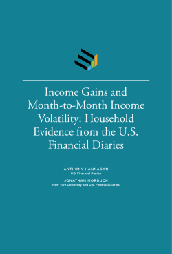Household Evidence from the U.S. Financial Diaries (PDF