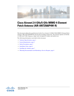 Cisco Aironet 2.4-GHz/5-GHz MIMO 4