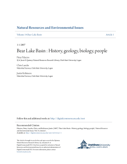 Bear Lake Basin - DigitalCommons@USU