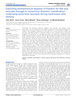 Exploiting biomechanical degrees of freedom for fast and accurate