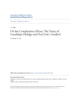 On the Complexities of Race: The Treaty of Guadalupe Hidalgo and