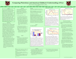 Comparing Palestinian and American Children`s