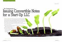 Tax Consequences of Issuing Convertible Notes for a Start