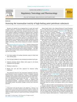 Assessing the mammalian toxicity of high