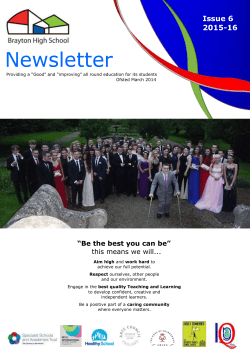 Newsletter - The Brayton Academy