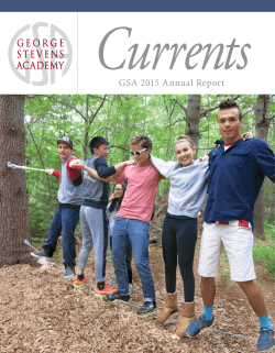 2014&ndash; 2015 - George Stevens Academy