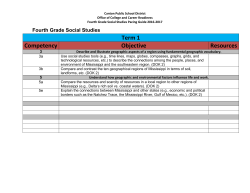 4th Grade Social Studies Pacing Guide