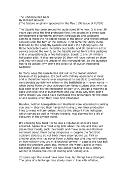 undiscovered gem - M W Helicopters