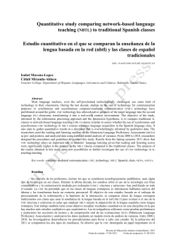 Quantitative study comparing network