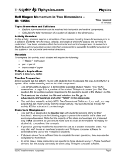 Teacher Notes PDF - TI Education