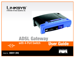 ADSL Gateway