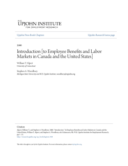 Introduction [to Employee Benefits and Labor