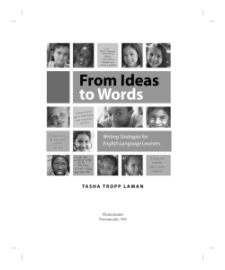 From Ideas to Words