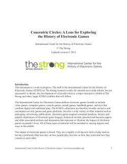 Concentric Circles: A Lens for Exploring the History of Electronic