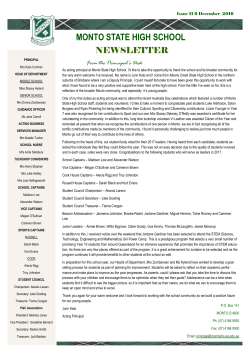 newsletter-6-02-2017 - Monto State High School
