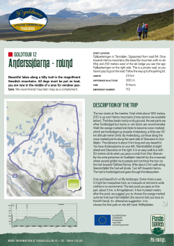 Gemtour 12 Andersj&ouml;arna