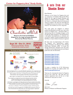 Charlotte`s Web - Center for Puppetry Arts