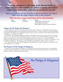 The Pledge of Allegiance