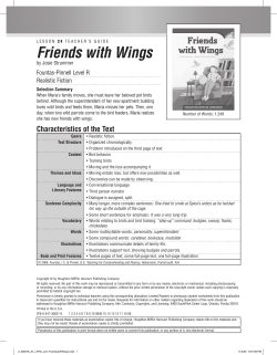 Friends with Wings - Houghton Mifflin Harcourt