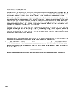 notations for form 302