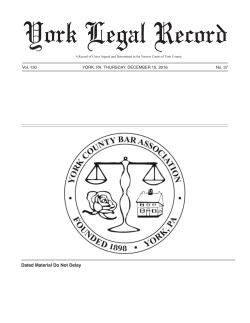 12/15/2016 - York County Bar Association