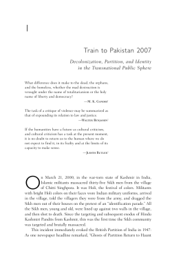 Train to Pakistan 2007