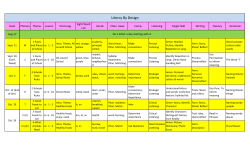 Language Arts Curriculum Map