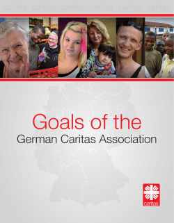 Goals of the German Caritas Association