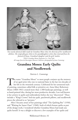 Grandma Moses: Early Quilts and Needlework