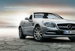 Genuine accessories for the SLK-Class - MB-Info