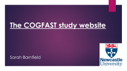 The COGFAST study