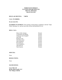 March 23, 2015 - Berlin Borough