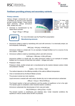 Fertilisers providing primary and secondary nutrients